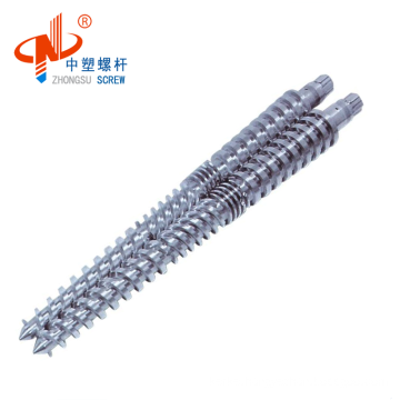 Factory direct twin conical screws and cylinder for PP /PVC/ ABS